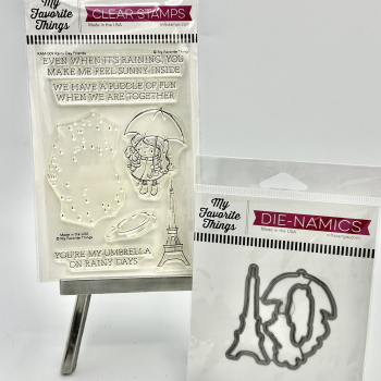 MFT Die-Namics Stanz & Stempel Set - Rainy Day Friends